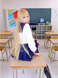 [Cosplay]2013.04.05酷炫的黑发金发女学生Cosplay(38)